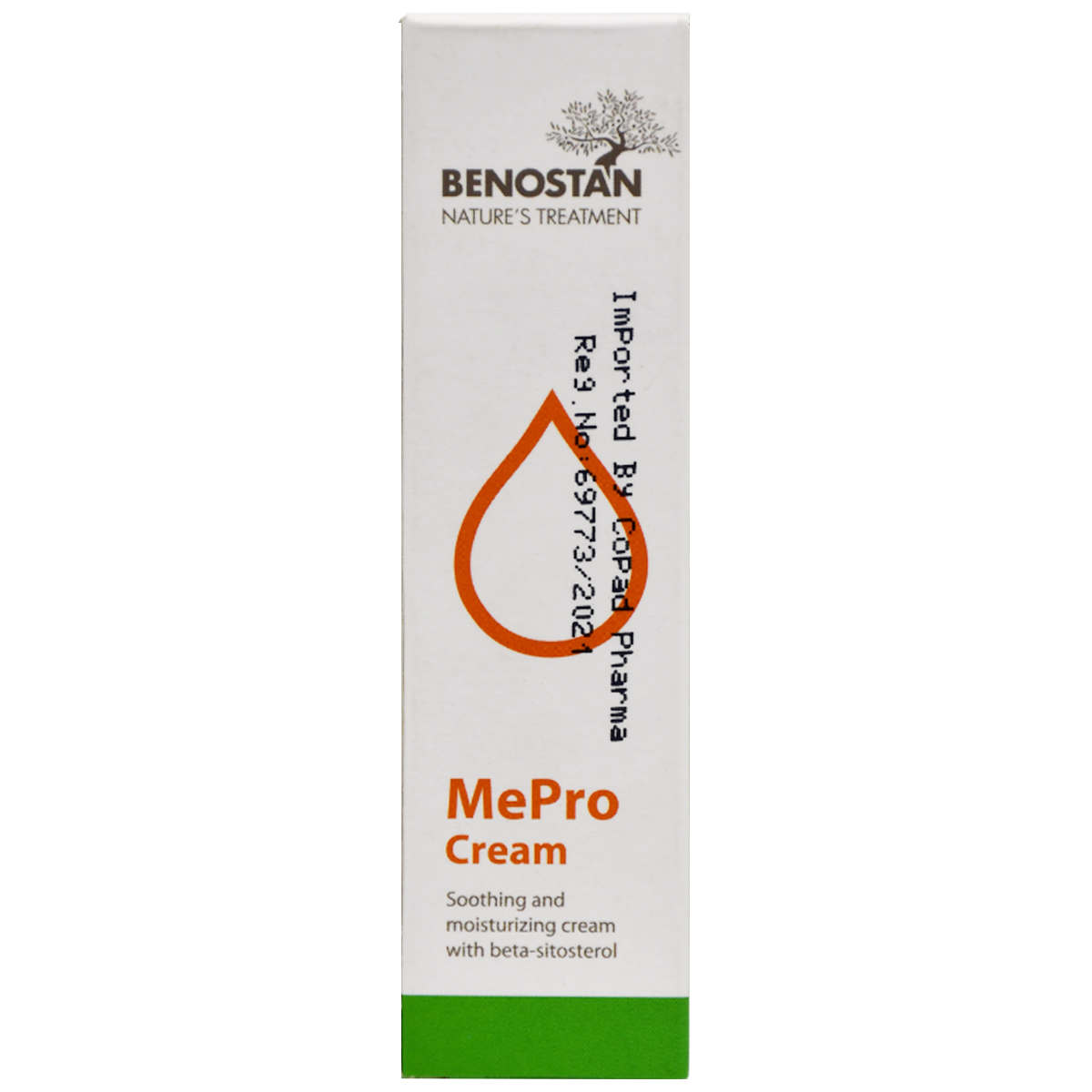Mepro Soothing and Moisturizing Cream (&Beta;-Sitosterol) 15 gm image number 0