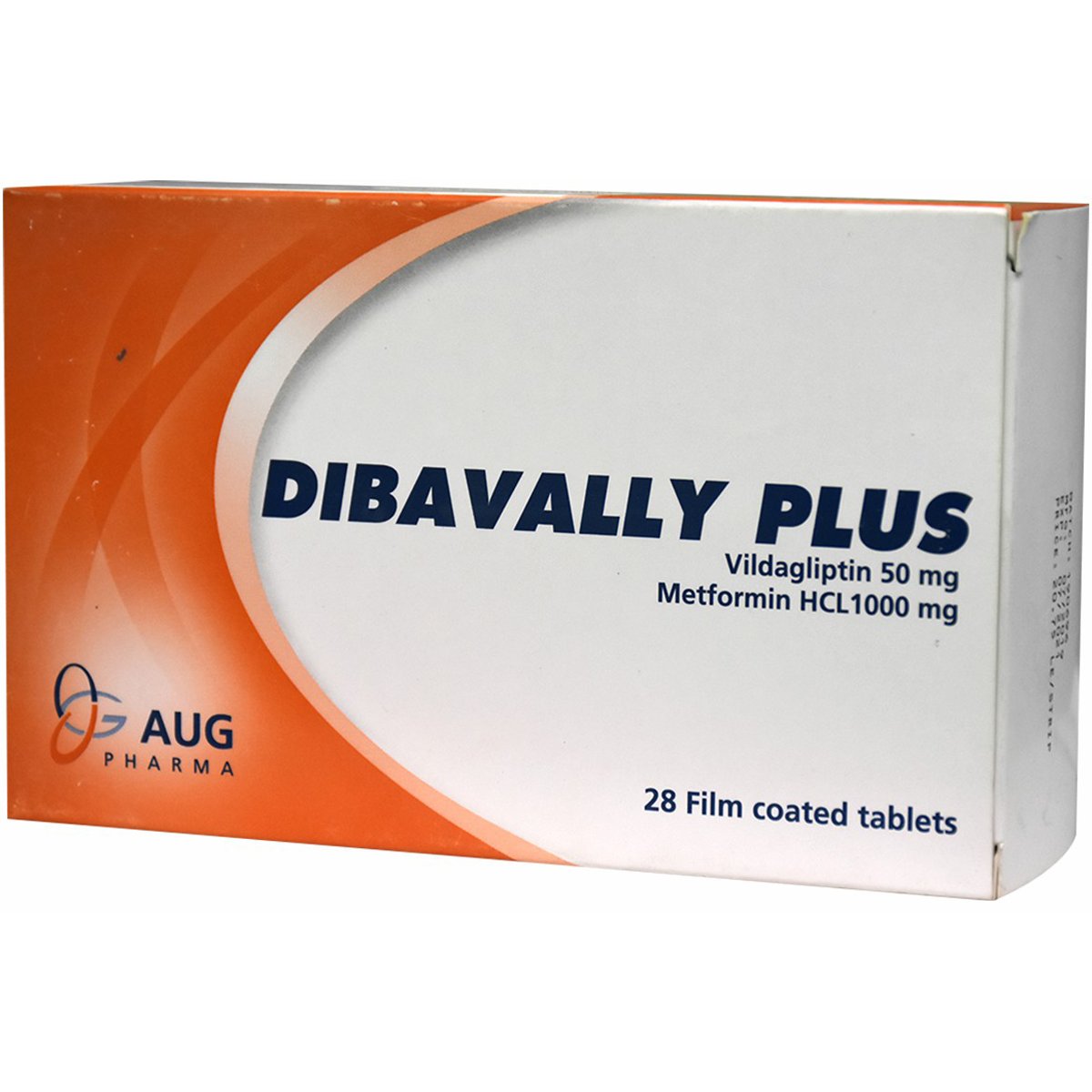 Dibavally Plus (50mg + 1000mg) 28 Film Coated Tablets image number 0