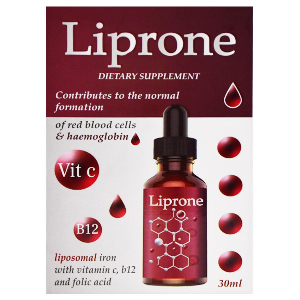 Liprone Oral Drops 30ml image number 0