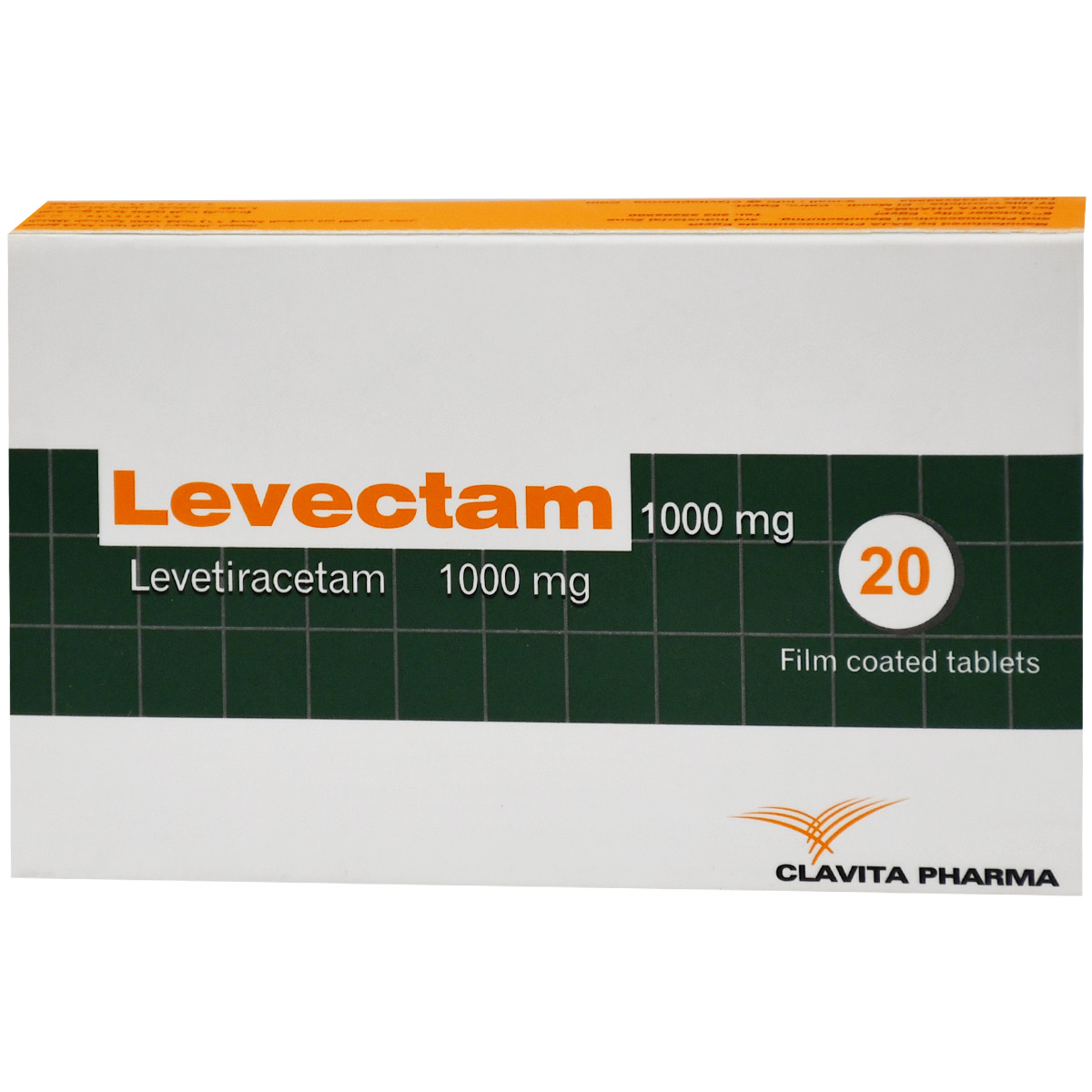 Levectam 1000 mg 20 Film Coated Tablets image number 0