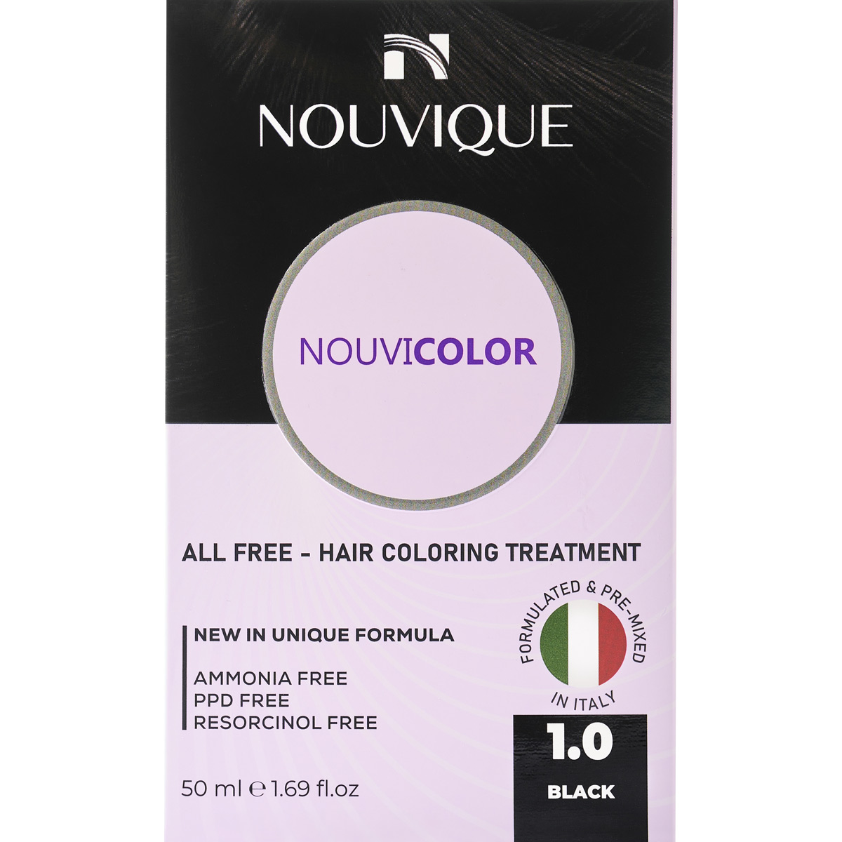 Nouvique Nouvicolor Hair Black 50 ml/1.0 image number 0
