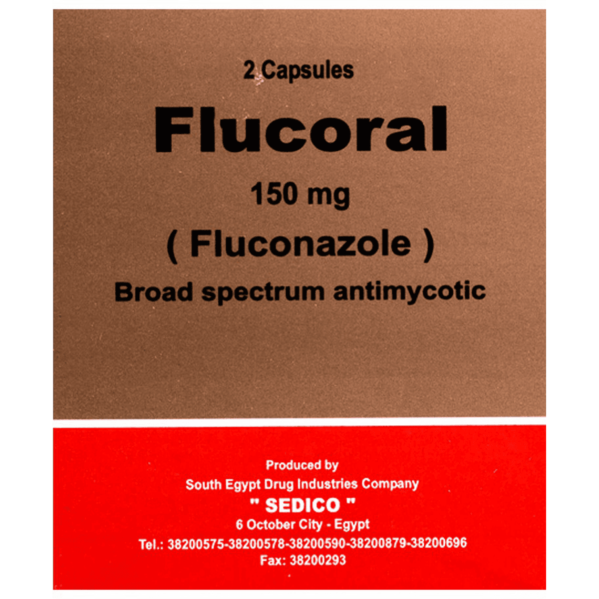 Flucoral 150mg 2 Capsules image number 0