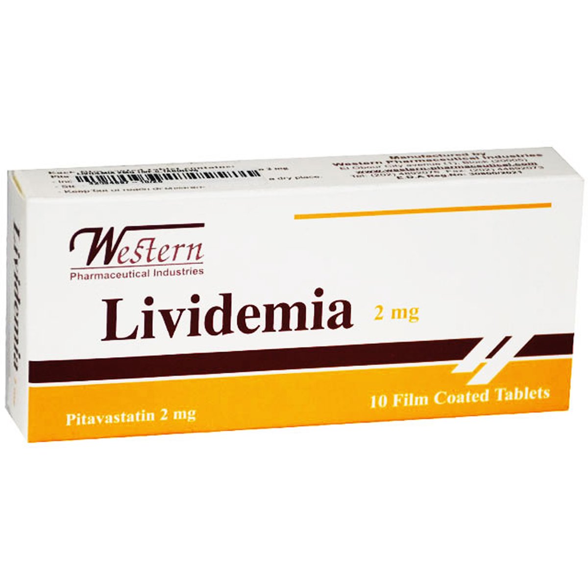 Lividemia 2mg 10 Film Coated Tablets image number 0