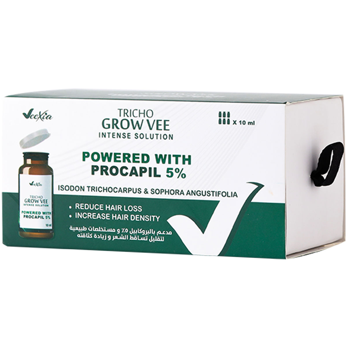 Tricho Grow Vee Intense Solution 6X10 ml image number 0