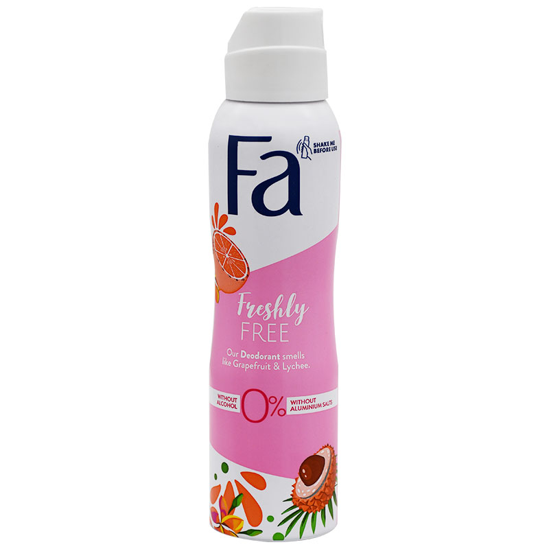 Fa Freshly Free Grapefruit&Luchee Deodorant Spray 150ml image number 0