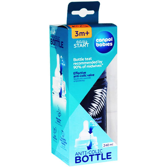 Canpol Easystart Bottle ( 3 Month+ ) 240ml image number 0