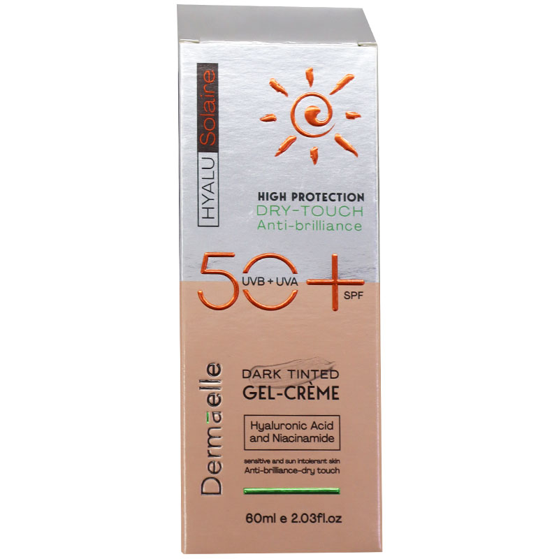 Dermaelle Hyalu Solaire SPF(50+) Dark Tinted Gel Cream 60ml image number 0