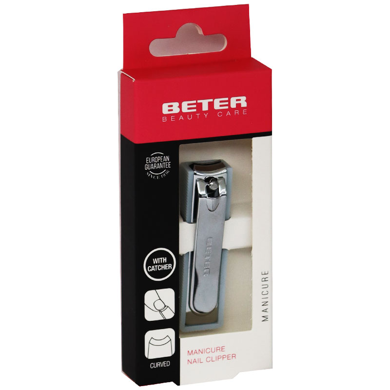 Beter Nail Clipper Curved With Catcher/07020 image number 0
