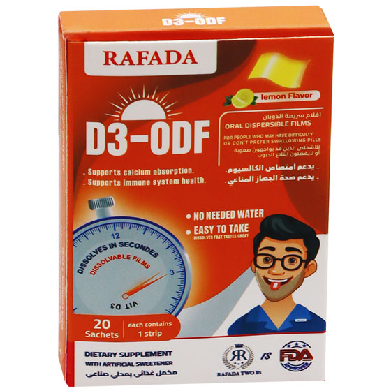D3-ODF Lemon Flavor 20 Films image number 0