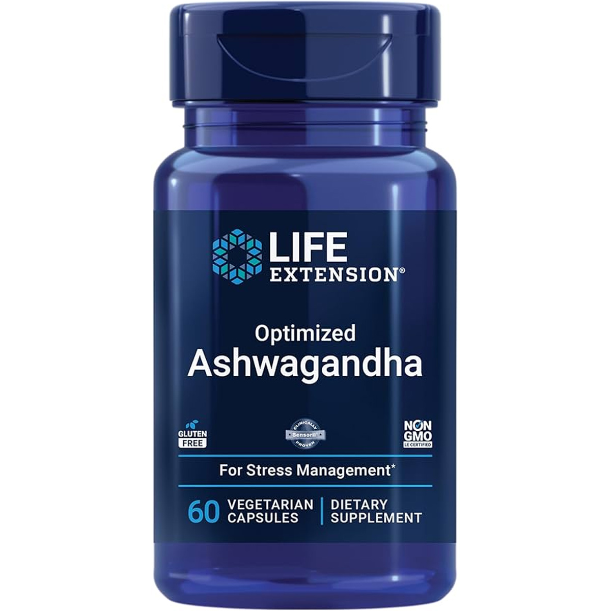 Life Extension Optimized Ashwagandha 60 Capsules image number 0