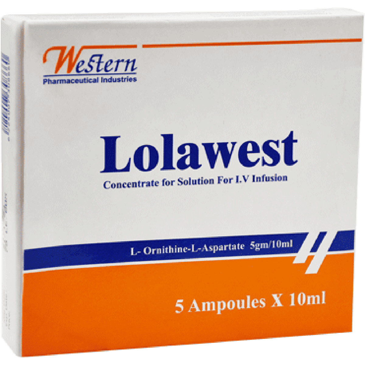 Lolawest 5gm/10ml IV Infusion 10 Ampoule image number 0