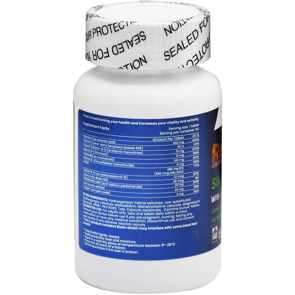 Sofi Life Recharge With Zinc 60 Tablets image number 1