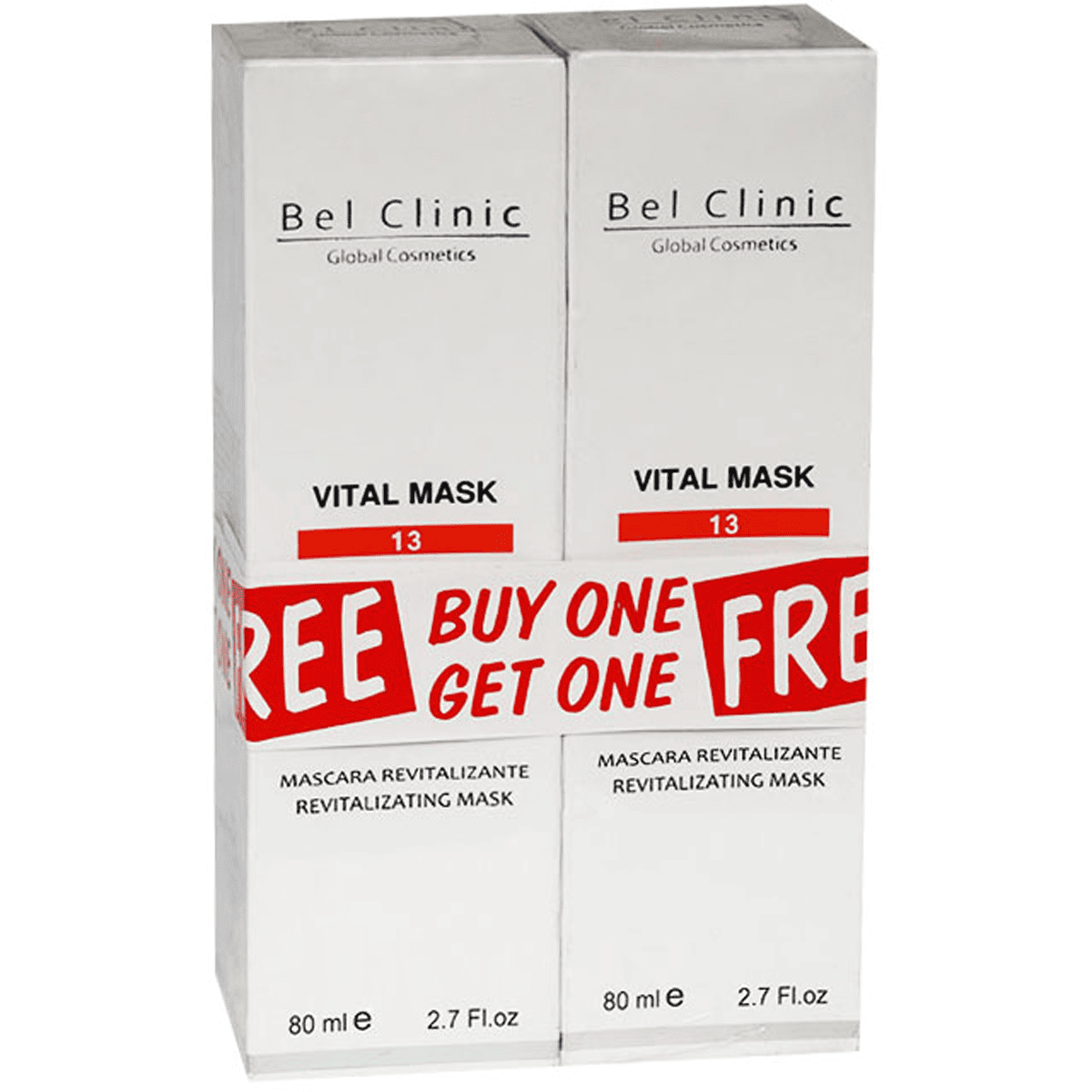 Belclinic Vital Revitalizing Mask 80ml 1+1 (Offer Pack) image number 0