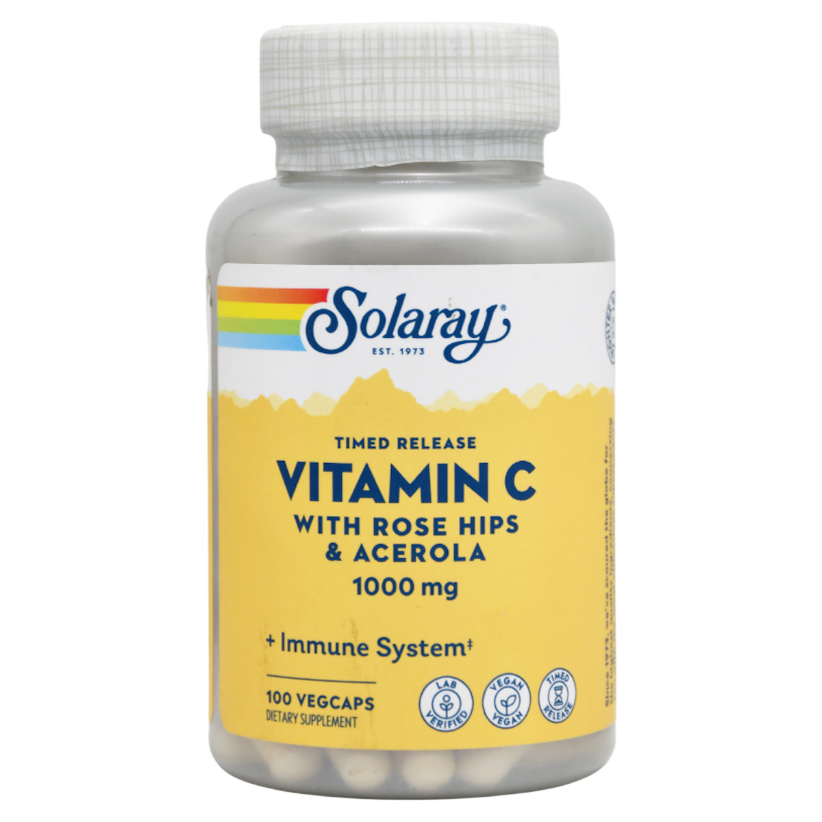 Solaray Vitamin C 1000 mg 100 Vegcaps image number 0