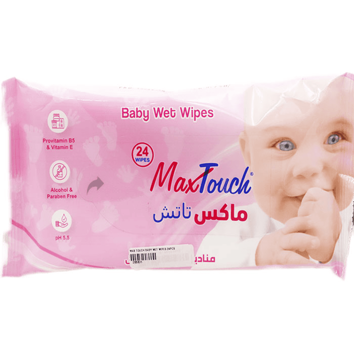 Max Touch Baby Wet Wipes 24 pieces image number 0