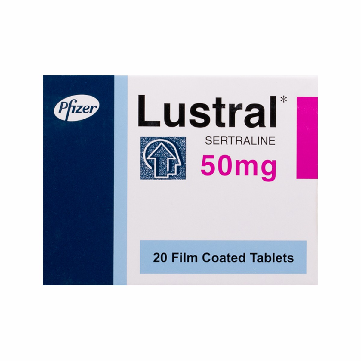 Lustral 50mg 20 Tablets image number 0