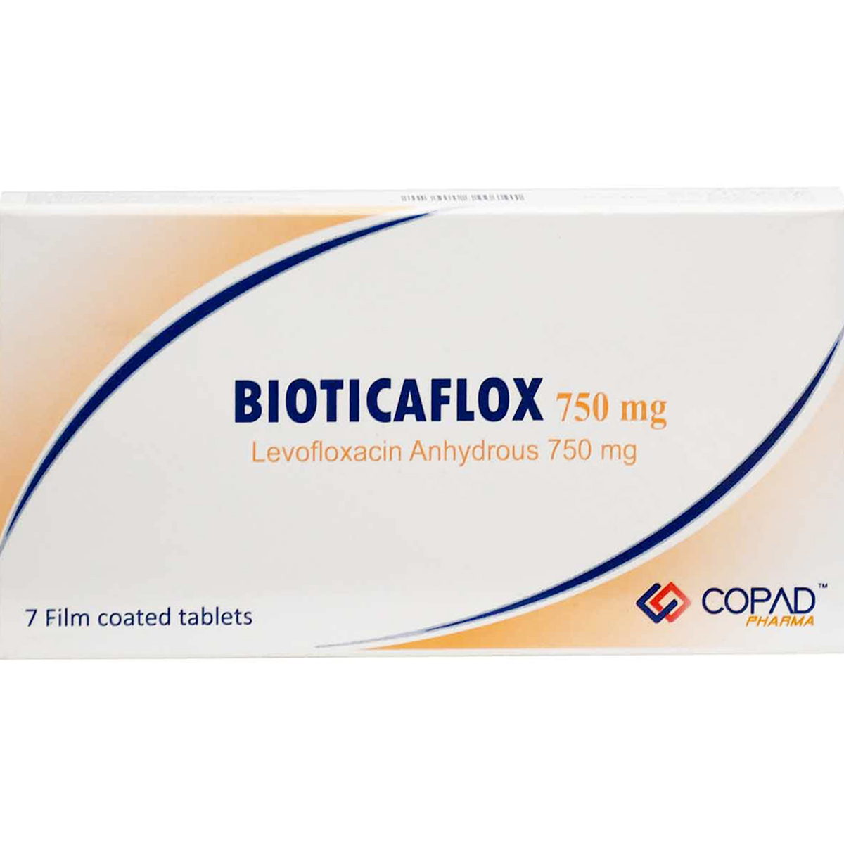 Bioticaflox 750 mg 7 Film Coated Tablets image number 0