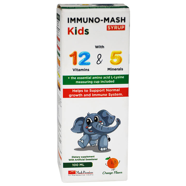 Immuno Mash Kids (1-12 Years ) Syrup 100ml image number 0