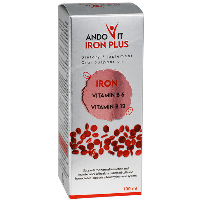 Andovit Iron Plus 100ml Syrup image number 0