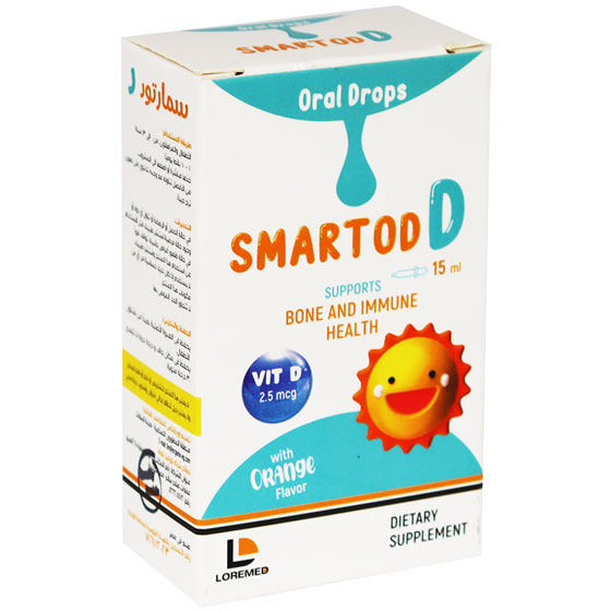 Smartod D (Orange Flavor) Oral Drop 15ml image number 0