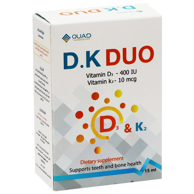 D.K Duo (400IU+10&mu;) Oral Drops 15ml image number 0