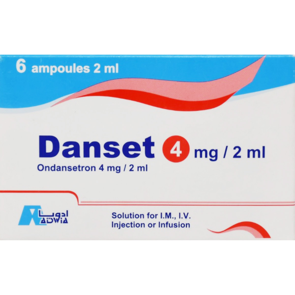 Danset 4Mg/2ml Intramacular/Intravenous 3 Ampoules image number 0