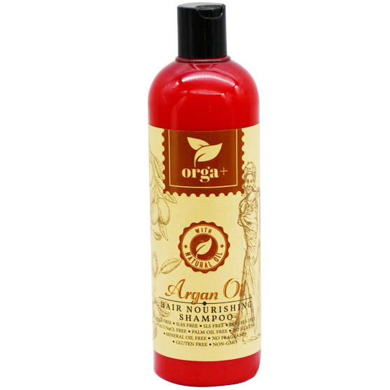 Orga+ Argan Oil Hair Nourishing Shampoo 500ml image number 0