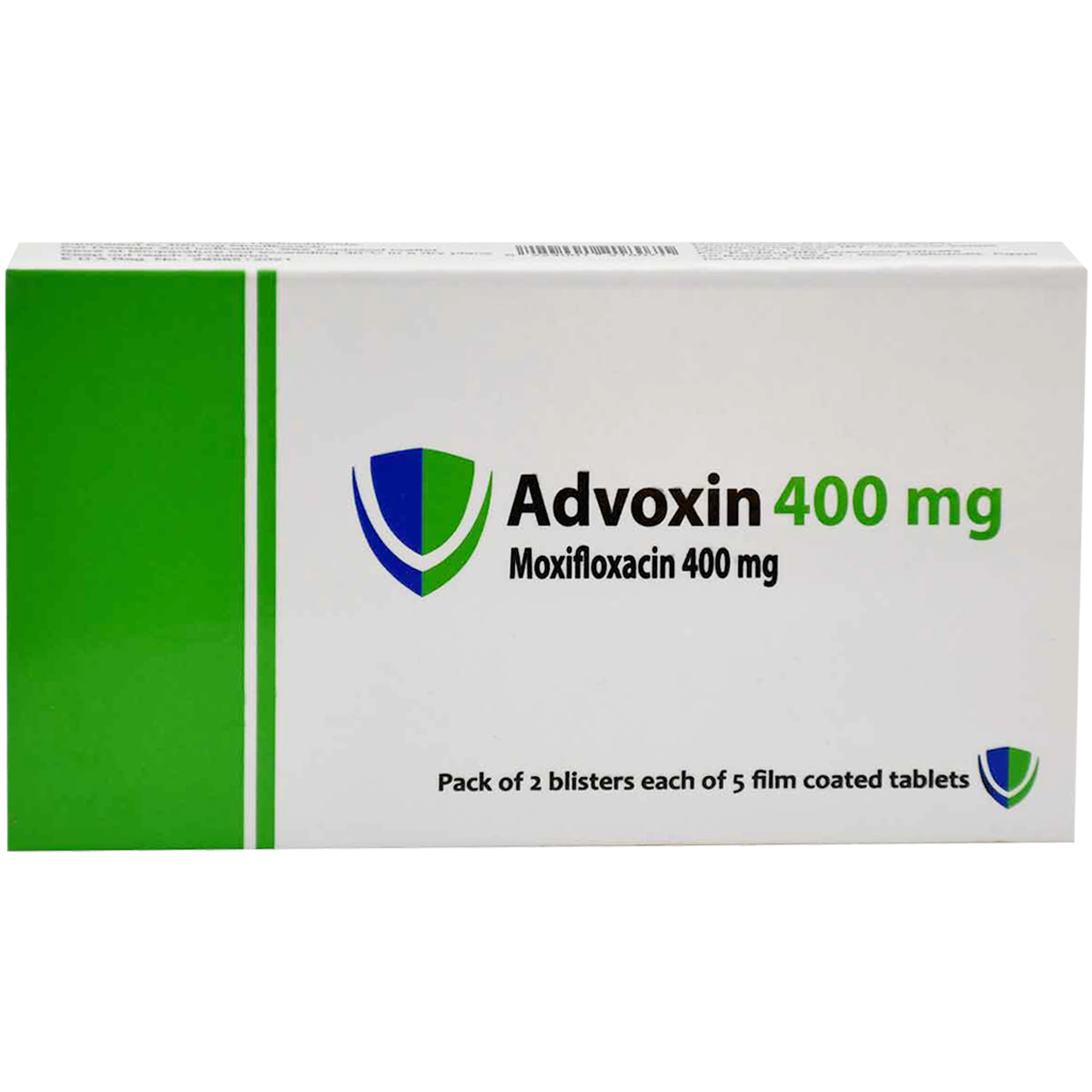 Advoxin 400mg 10 Film Coated Tablets image number 0