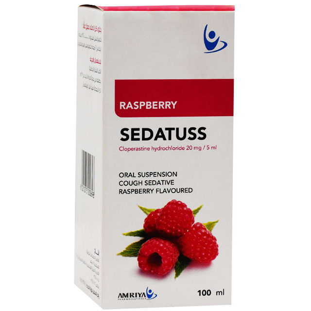 Sedatus 20mg/5ml Raspberry Flavor Suspension 100ml image number 0