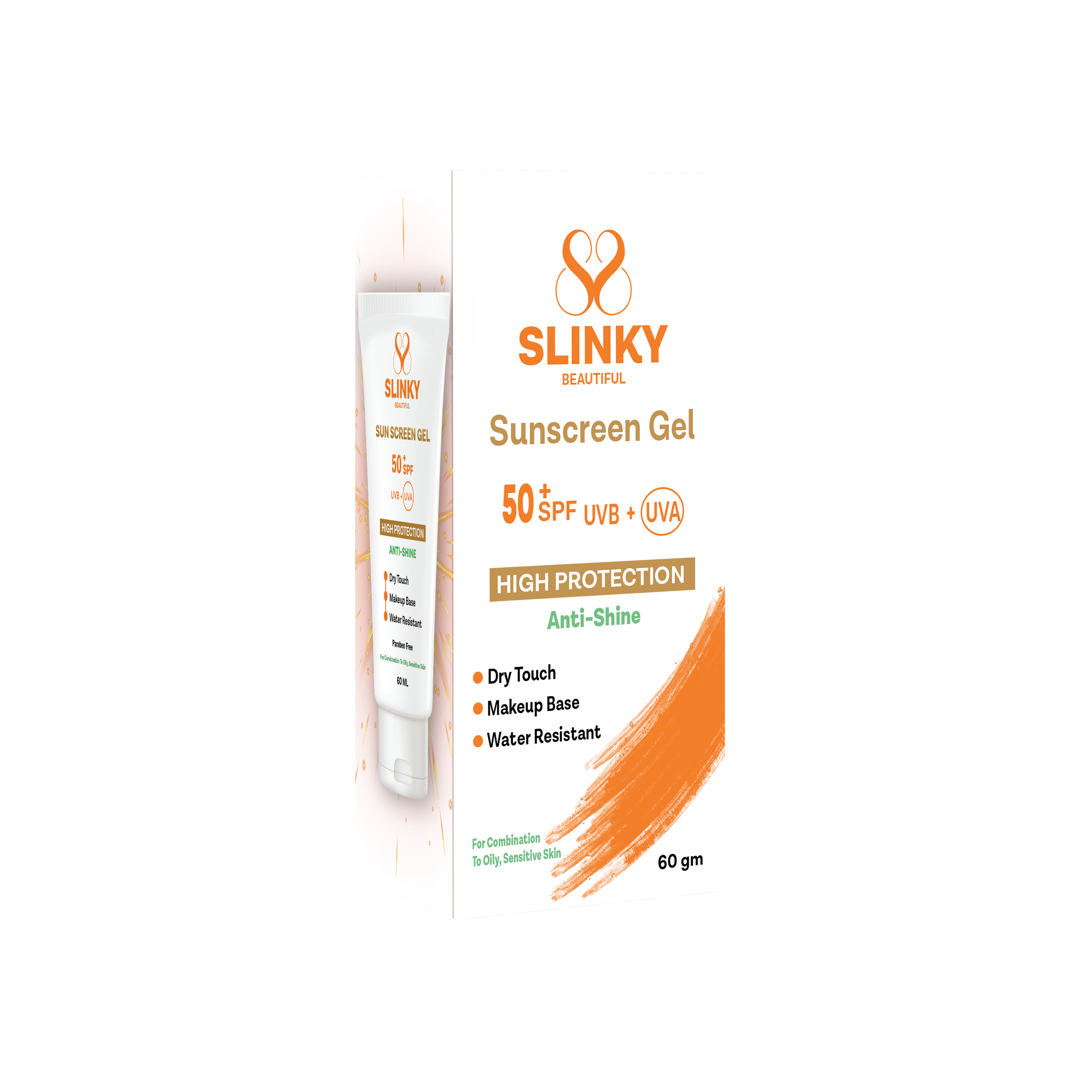 Slinky Sun Screen SPF (50+) High Protection Gel 60ml image number 0