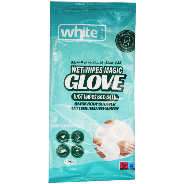 White Wipes Magic Glove 1 pieces image number 0