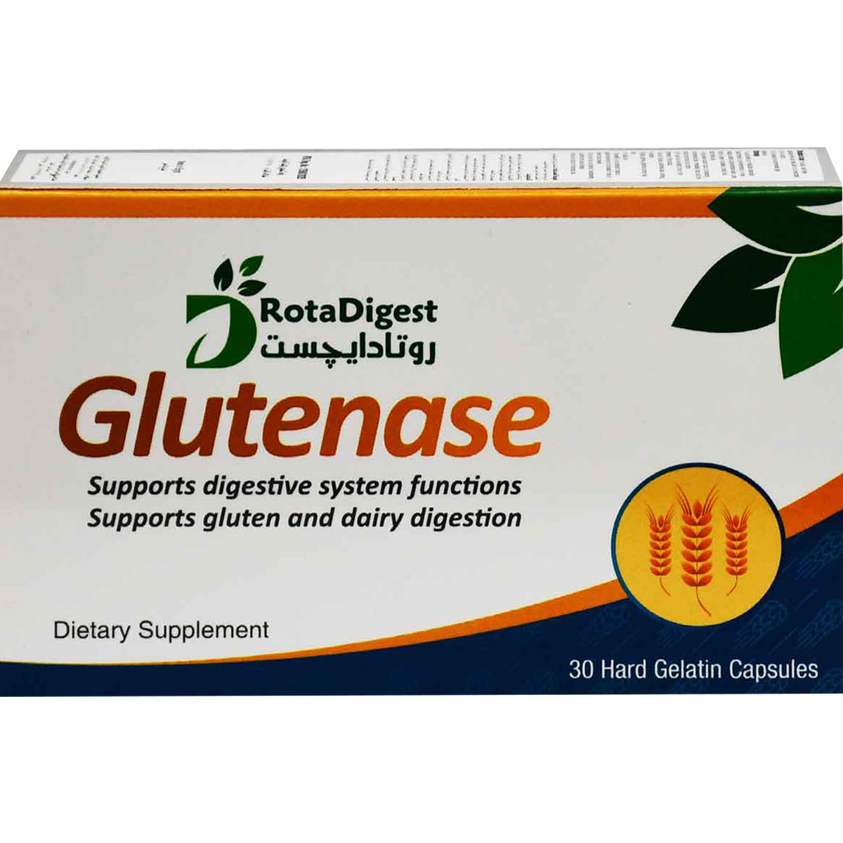 Rotadigest Glutenase 30 Hard Gelatin Capsules image number 0