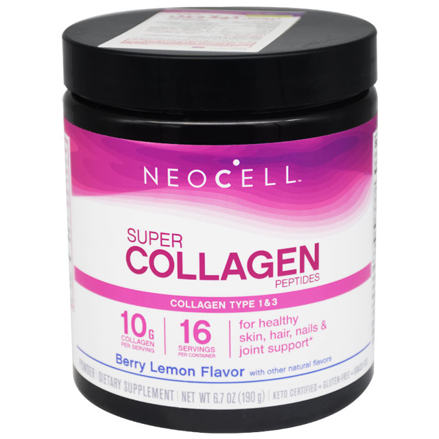 Neocell Super Collagen 10gm Peptide Lemon Flavor 190gm image number 0