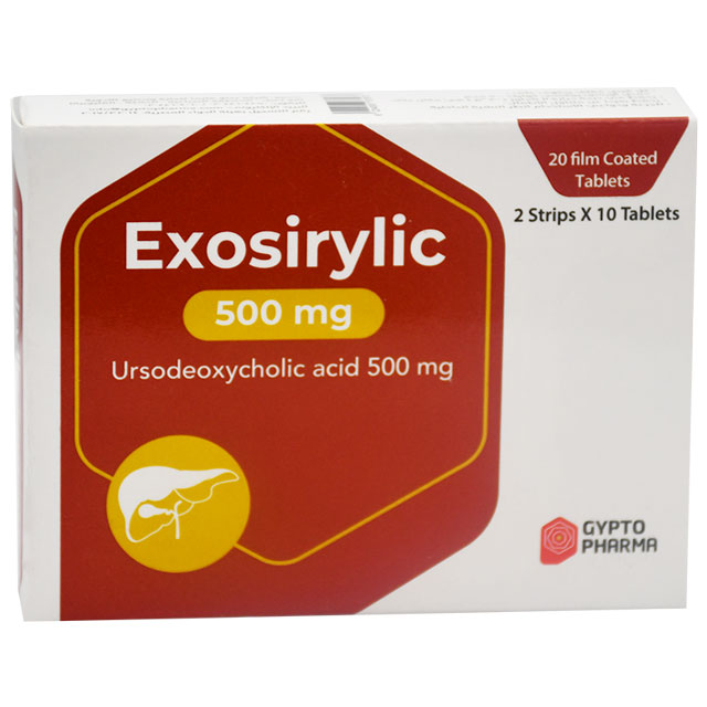 Exosirylic 500mg 20 Film Coated Tablet image number 0