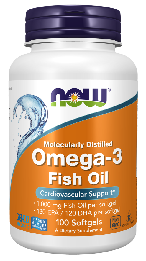Now Omega 3 1000mg 100 Capsules image number 0