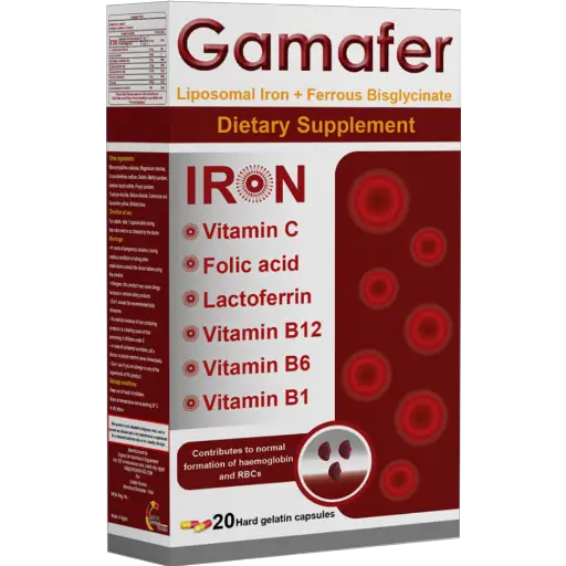 Gamafer 20 Hard Gelatin Capsules image number 0