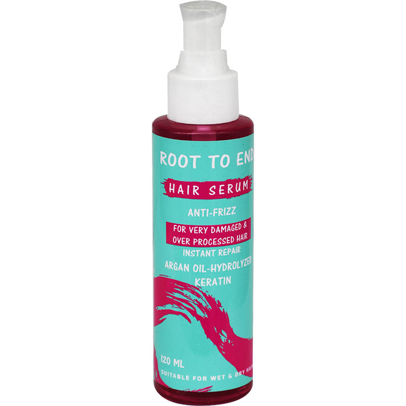 Root To End Keratin Hair Serum Anti Frizz 120ml image number 0