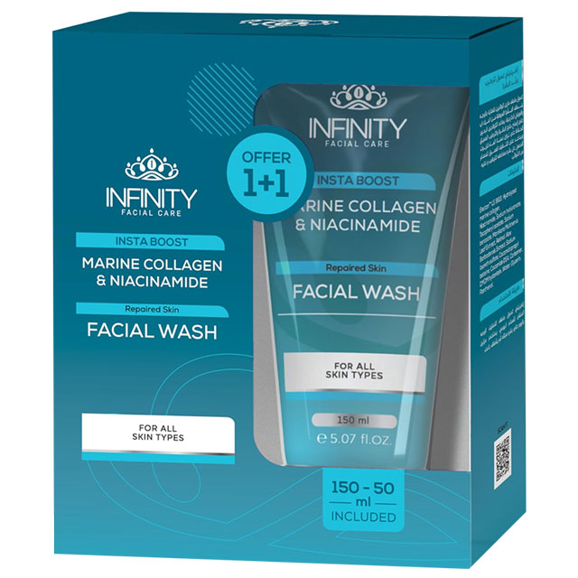 Infinity Insta Boost Facial Wash (150ml + 50ml) (Offer Pack) image number 0