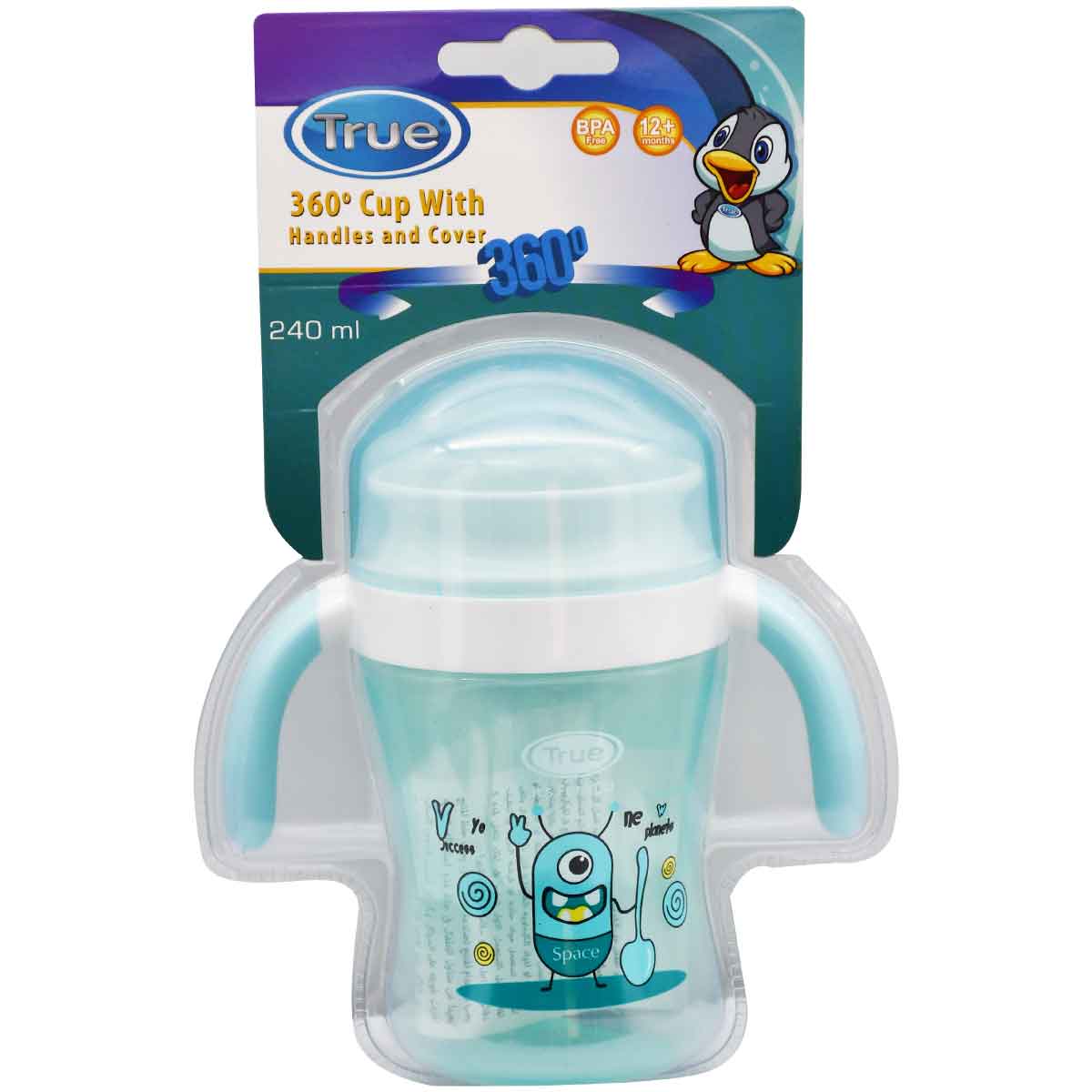 True 360 Cup With Handle and Cover (12 Month+) 240 ml /2024150 image number 0