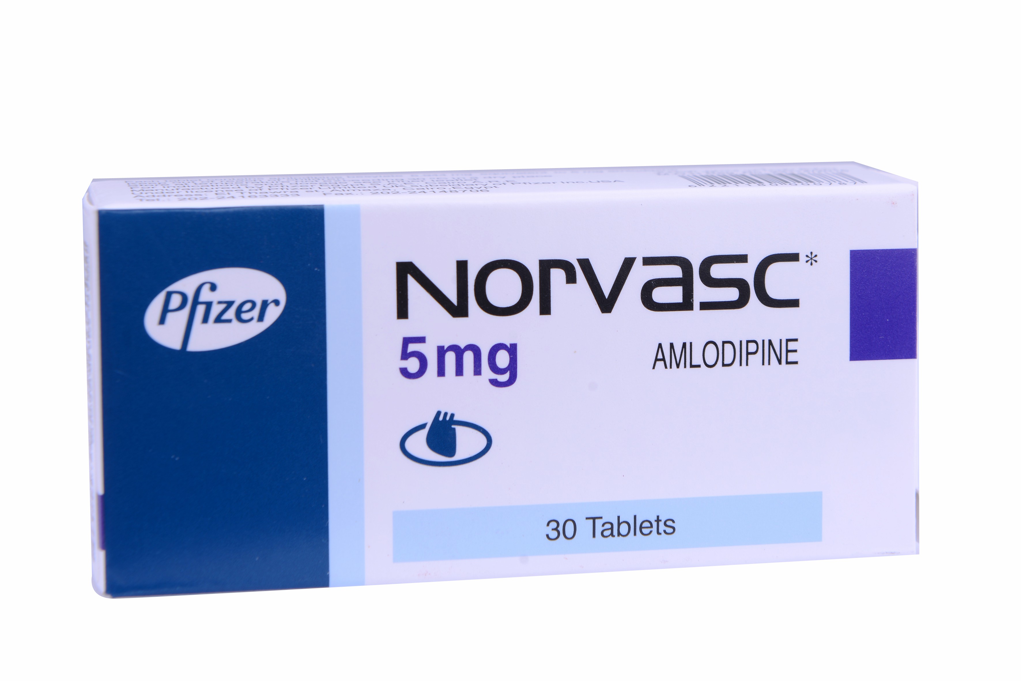 Norvasc 5mg 30 Tablets image number 0