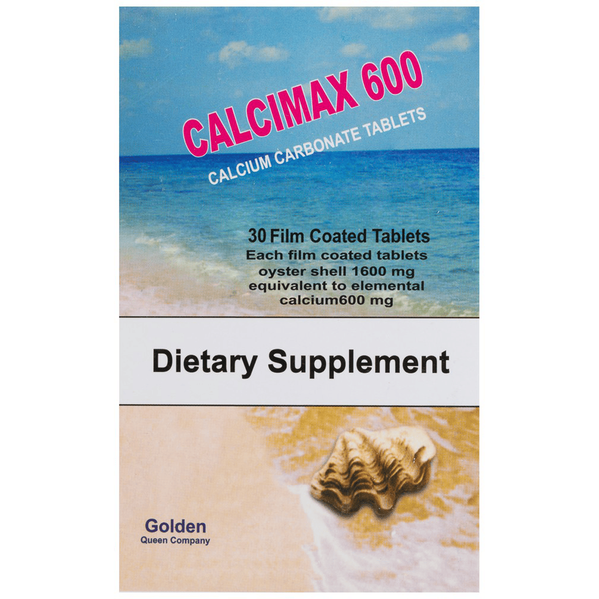 Calci Max 600 30 Tablets image number 0