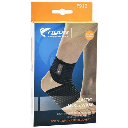 Flyon Elastic Ankle Wrap Support One Size /F912 image number 0