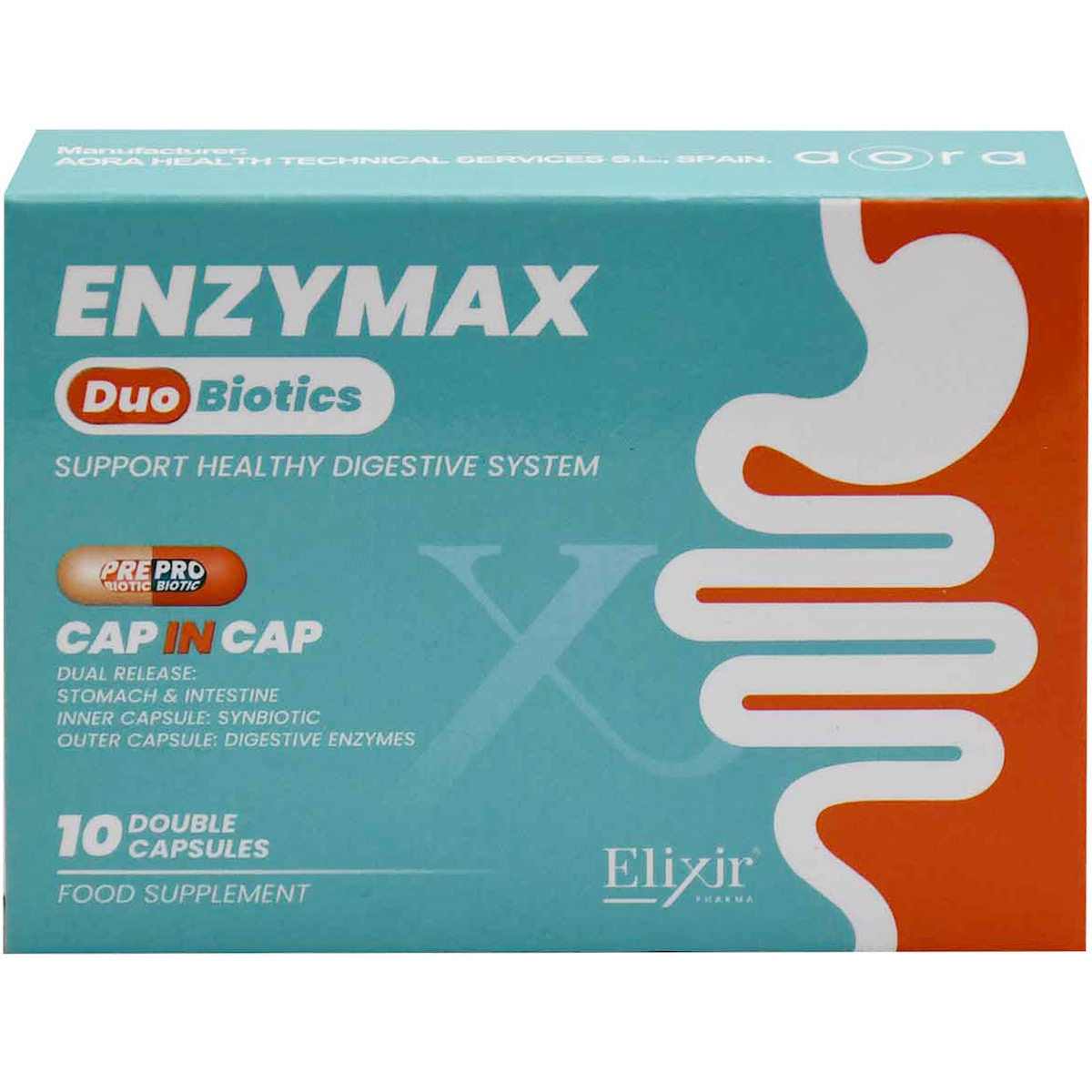 Enzymax Duo Biotics 10 Capsules image number 0