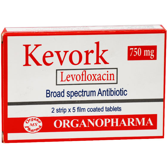 Kevork 750mg 10 Film Coated Tablets image number 0