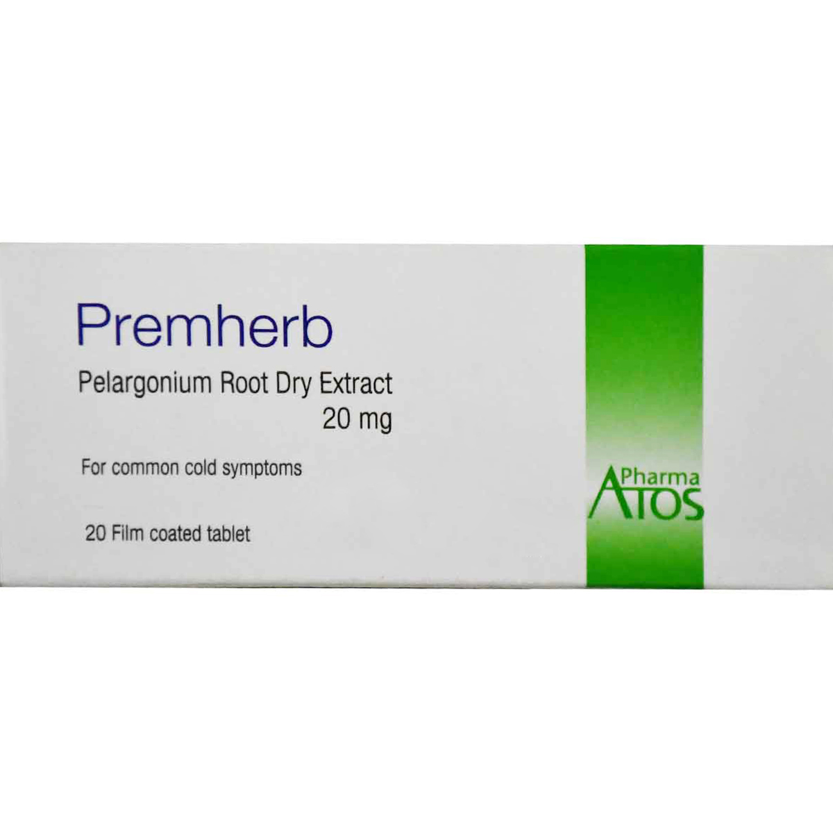 Premherb 20 mg 20 Film Coated Tablets image number 0