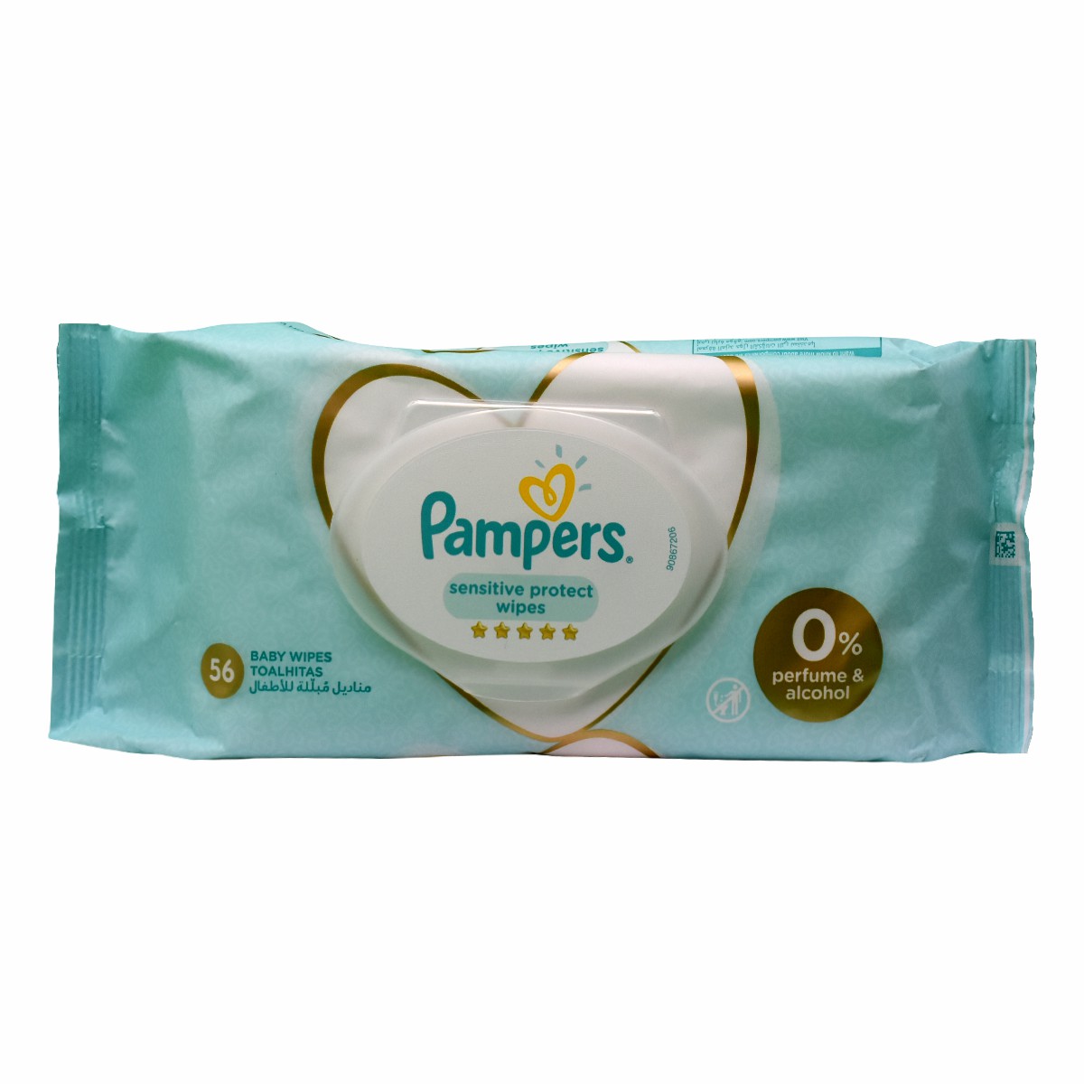 Pampers Baby Wipes Sensitive Skin 56pcs image number 0