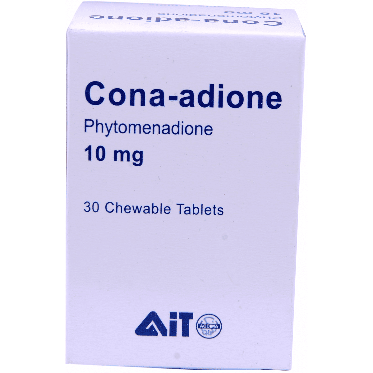 Cona Adione 10mg 30 Chewable Tablets image number 0