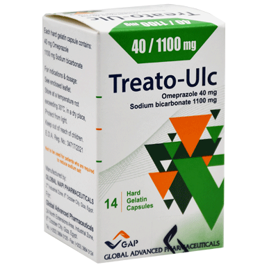 Treato-Ulc 40/1100mg 14 Capsule image number 0