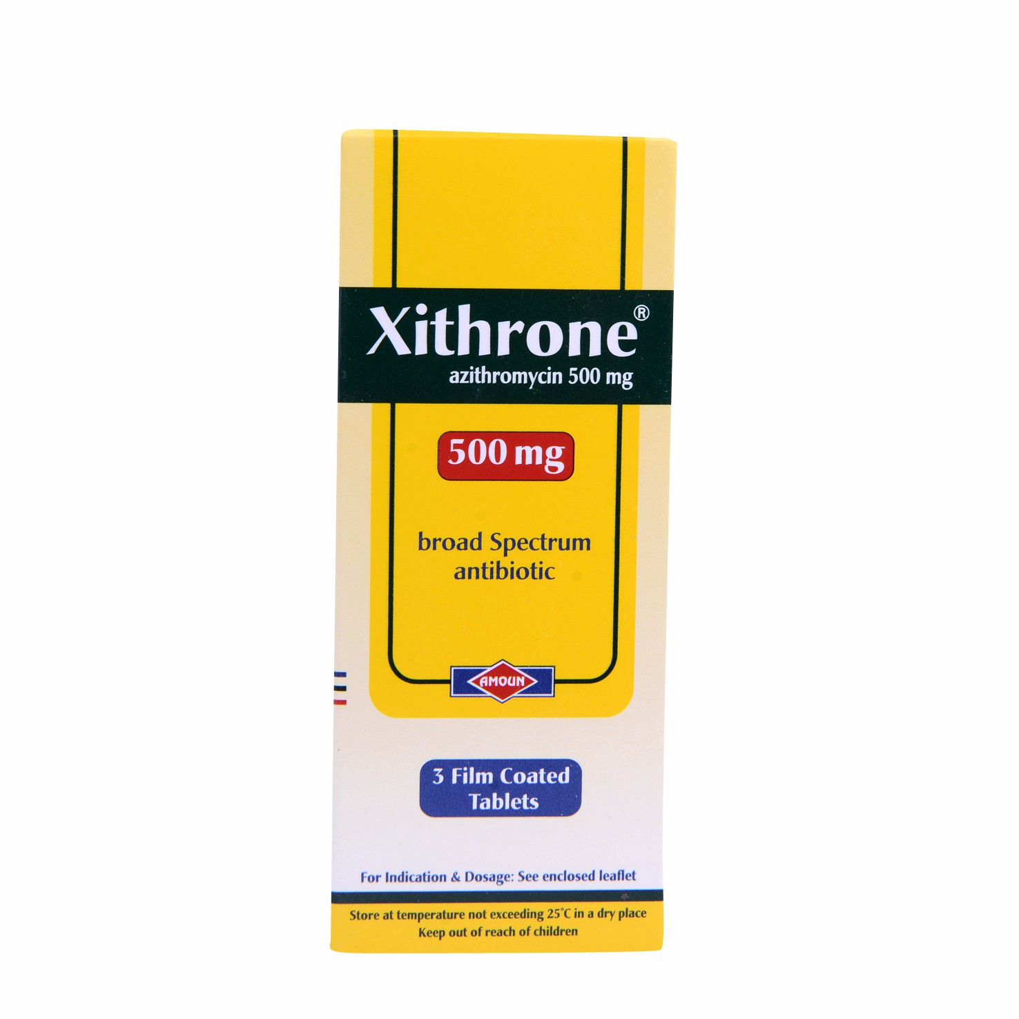 Xithrone 500mg 3 Tablets image number 0