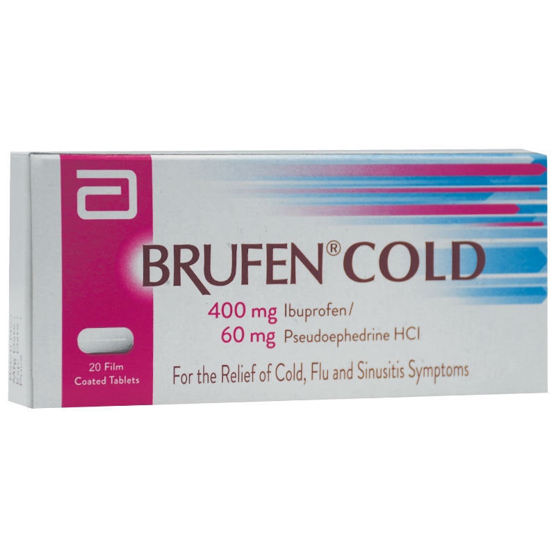Brufen Cold 20 Film Coated Tablet image number 0
